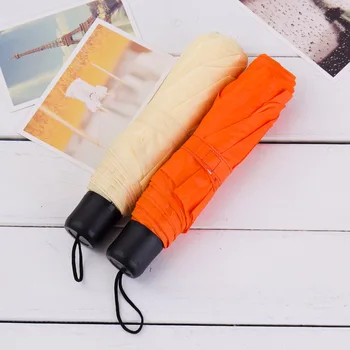 

Mini Compact Sun Rain Travel Umbrella Lightweight Portable Outdoor Umbrella Short-handled Folding DTT88