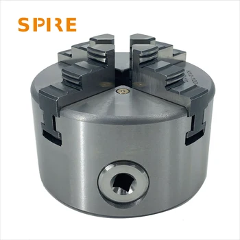 

M8 4 Jaws Steel Wood Lathe Chuck 100mm Manual Chuck Self-Centering DIY Metal Wood Lathe Tools