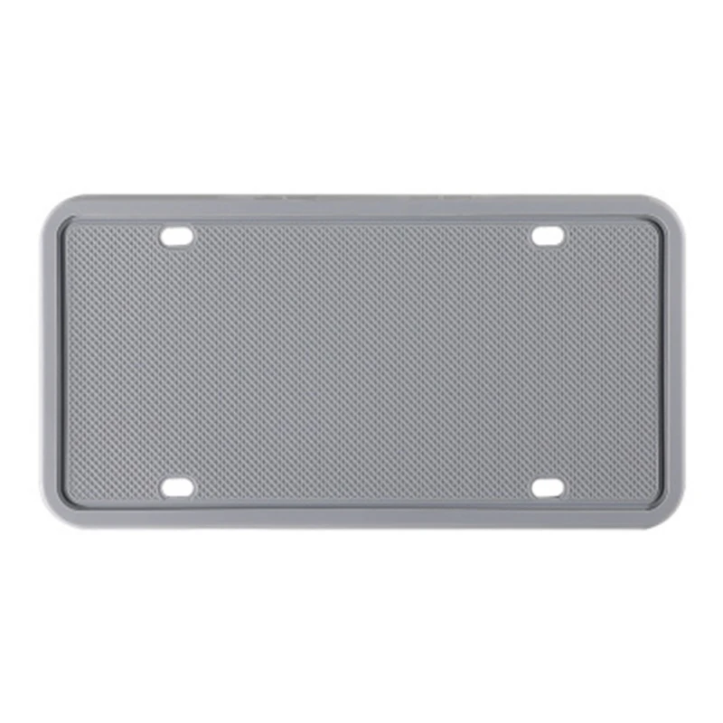Silicone Universal Car License Plate Frame Scratch-Resistant Rust-Proof Durable Car License Cover Holder Car Exterior Parts - Цвет: H