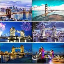 

Full Square/Round Drill 5D Diamond Painting Scenery City Diamond Embroidery Mosaic Rhinestone Picture Cross Stitch Home Decor