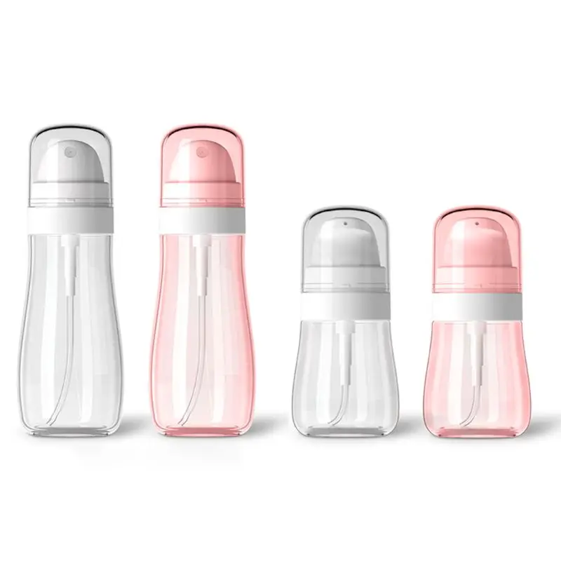

4pcs 50ml 100ml Empty Spray Bottle Set Alcohol Dispenser Refillable Container