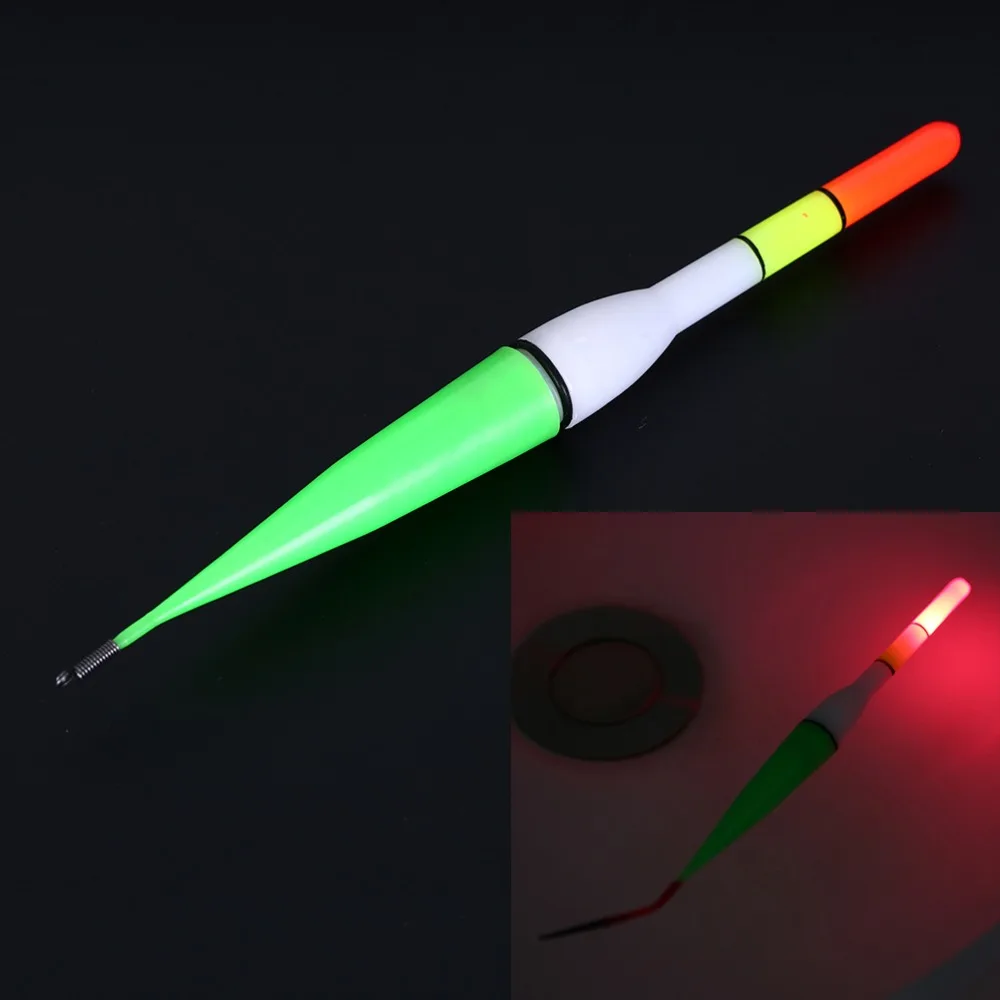 Plastic Floater Dark Water Night Fishing Buoy Vertical Luminous Float Battery Operated LED |
