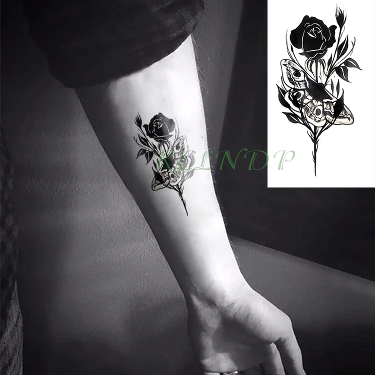Водонепроницаемый Временные татуировки наклейки Крест племенной тотем поддельный тату флэш-тату Шея рука назад ноги для девушек женщин мужчин - Цвет: Смешанный цвет