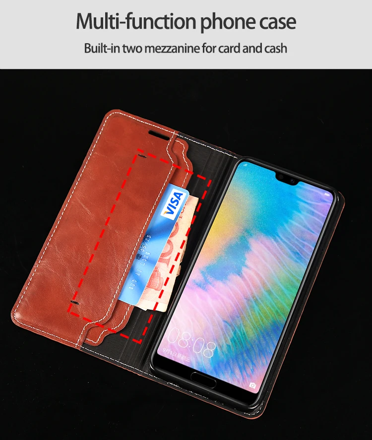 Чехол для телефона HUAWEI P20 P30 P10 mate 20 10 Lite Pro P Smart масляной воск кожаный флип кошелек сумка для Honor 8X Max 9X задняя крышка