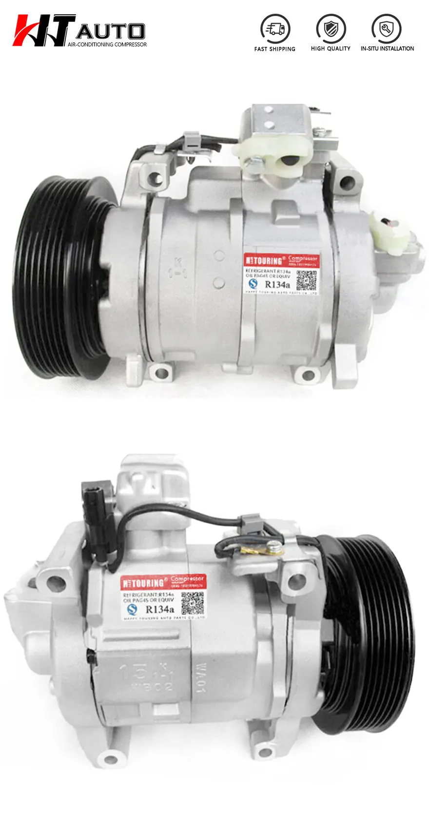 Для автомобиля Honda Accord 08-12, 12-15 L4 2.4L 10SR15C воздушный компрессор переменного тока 38810R40A01 38810-R40-A01 157333 447260-6960 6PK