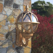 E27 светильник ing бра фонарь балкон украшения сада Открытый водонепроницаемый светильник для крыльца алюминиевый сплав винтажный настенный светильник забор