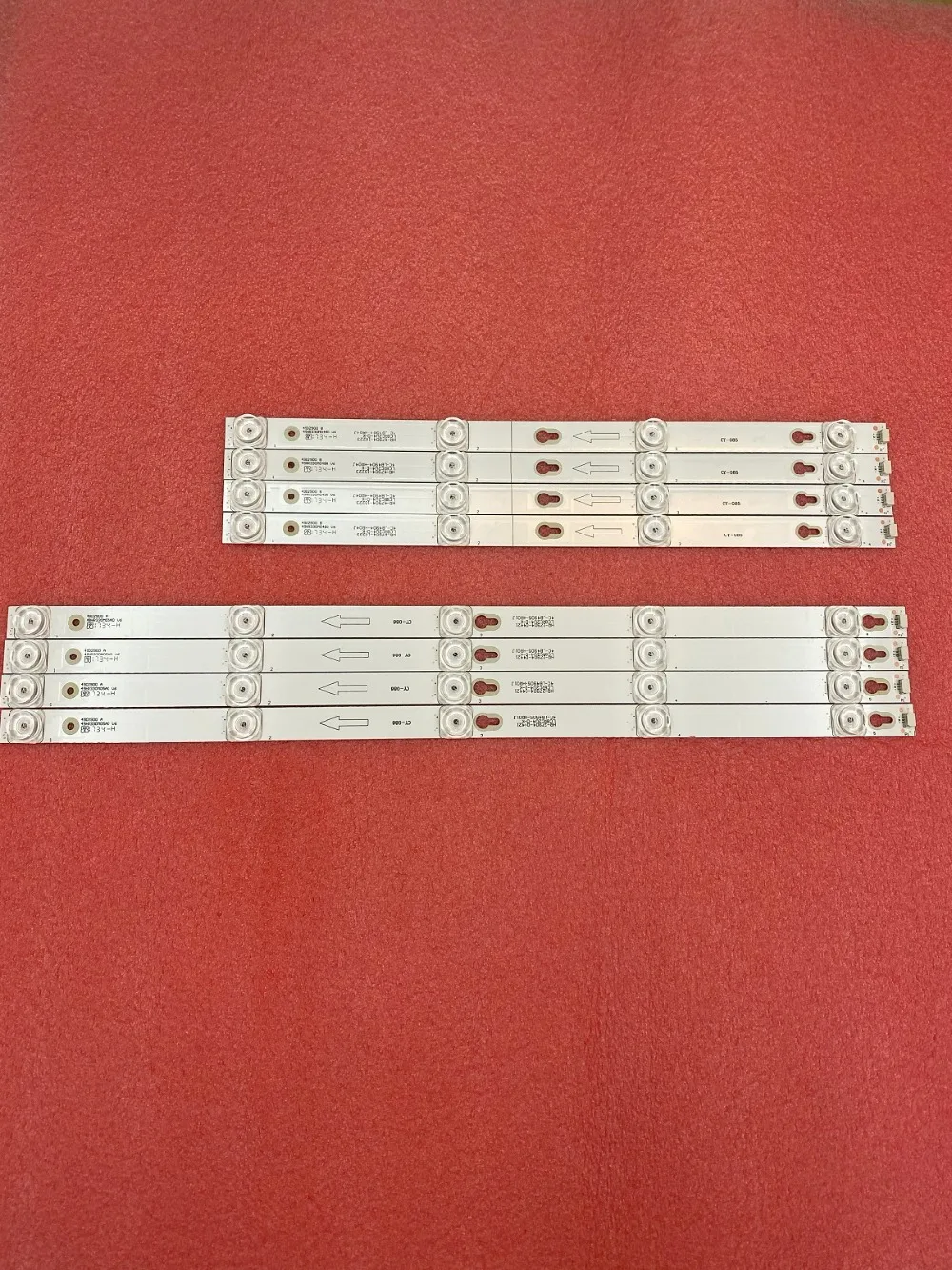 Led para Tcl Tira Retroiluminação U49p6066 U49p6046 Thomson 49us6016 49ut6006 Tot_49_d2900 8pcs 49s405 49s403 2 8pcs tira Retroiluminação LED para TCL 49S405