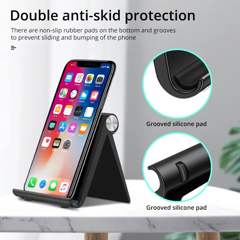 best mobile holder for car JUPAZIP Phone Holder Stand Cell Phone Support Tablet Fold Angle Adjustment Mobile Phone Stand Desktop Bracket For Samsung S20S10 car mount phone holder