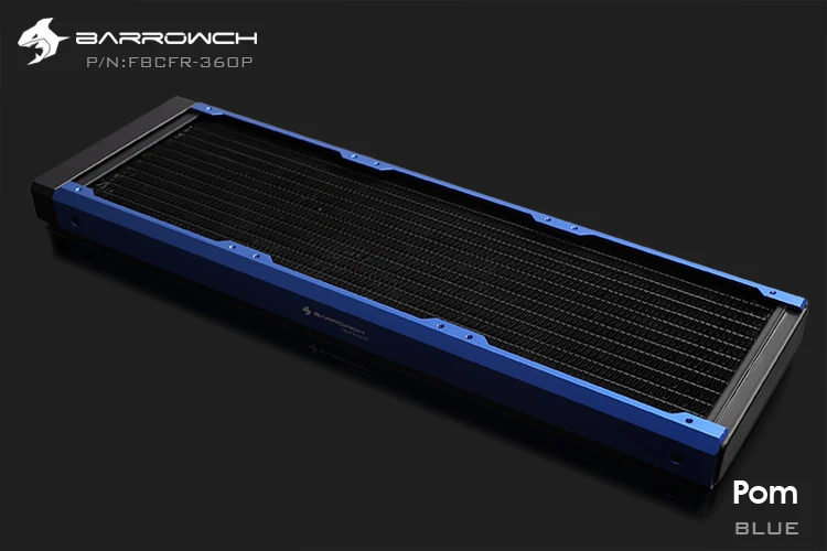 Barrowch Embutido Radiador Modular de Peixe Camaleão de 360 mm Radiador Removível de Acrílico Pom Adequado para Ventiladores de 120 mm Ventiladores e resfriadores - Imagem 3