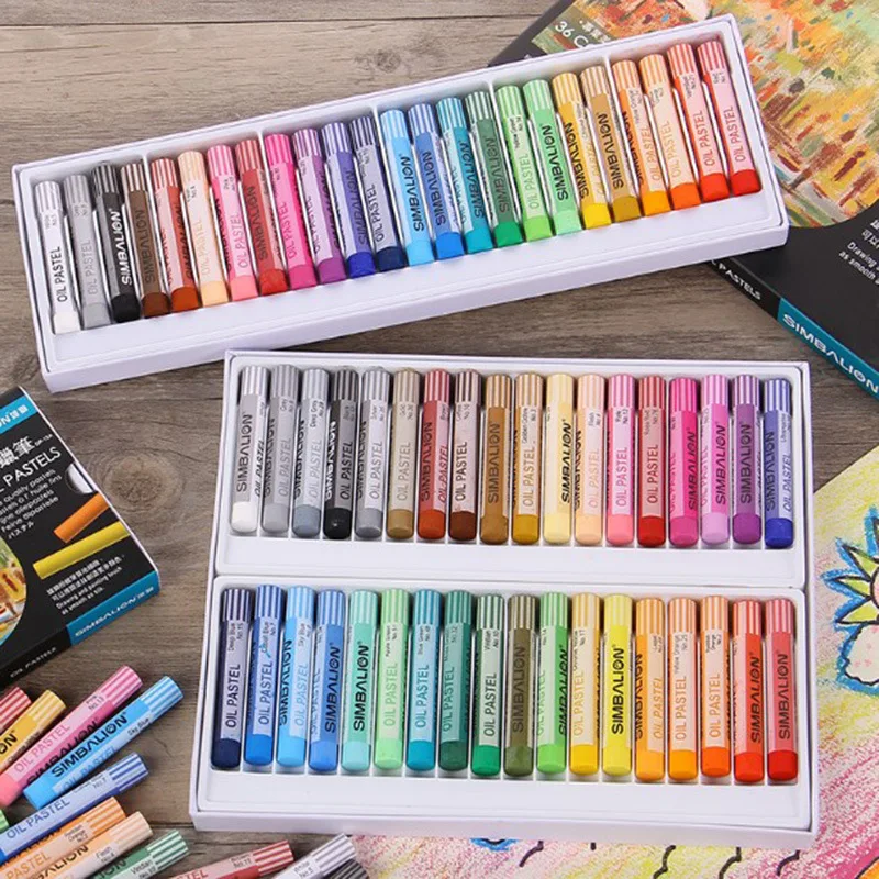 Lion 12 Color 24 Color 36 Toner Crayon Children Crayon Students Graffiti Coloring Pen