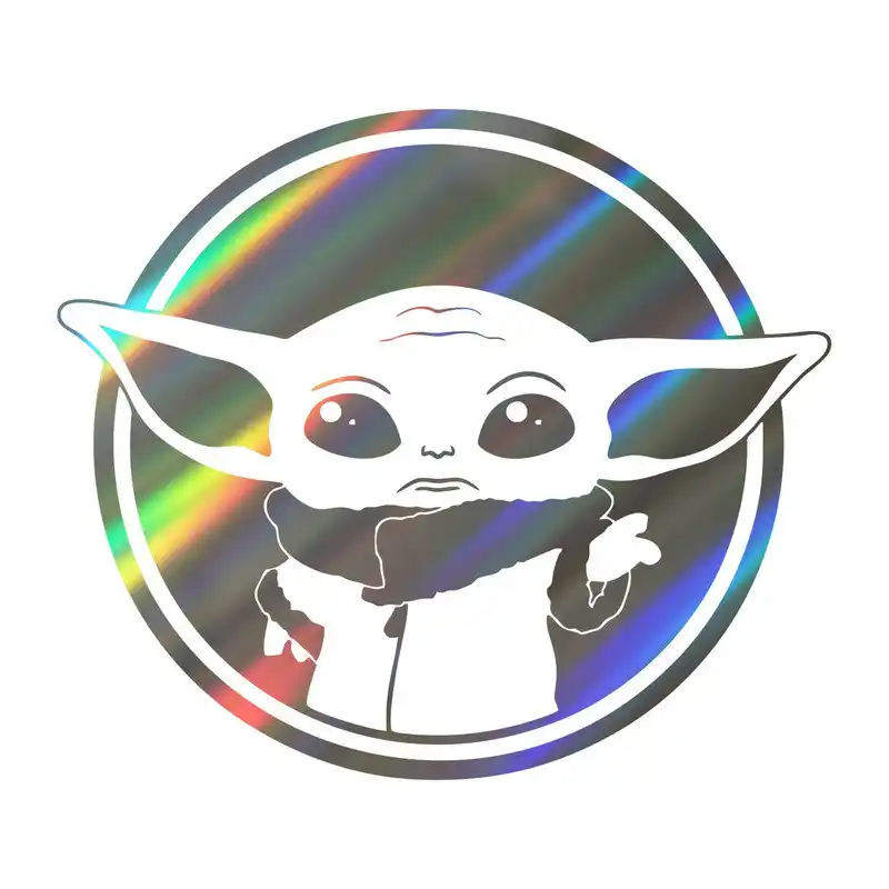 Hasbro Pegatinas De Dibujos Animados De Star Wars Mandalorian Baby Yoda Pvc Para Monopatin Portatil Equipaje Coche Accesorios Pegatinas Aliexpress