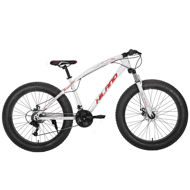 HILAND 26 ''велосипед Подвеска Снежный велосипед двойной дисковый тормоз велосипед с Шимано переключатель и CST шины
