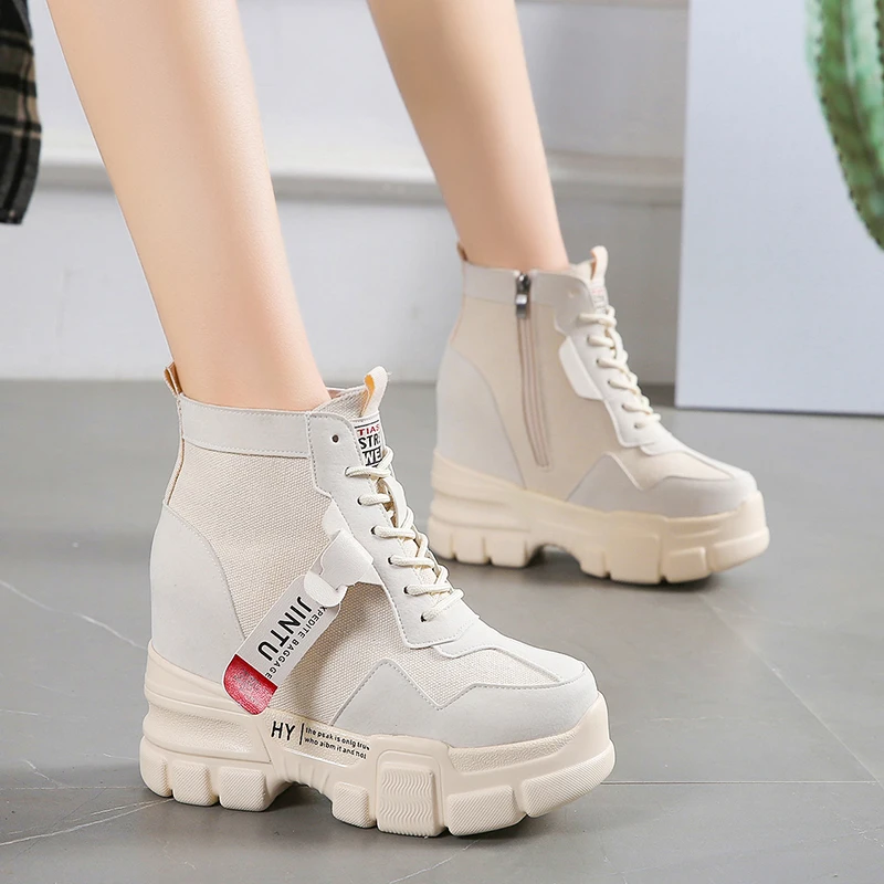 Женские ботильоны коллекция 2019 года сезон осень дышащие парусиновые кроссовки с