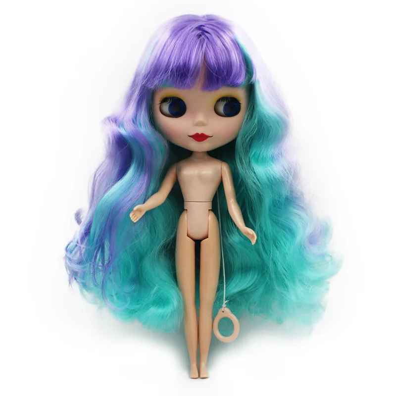Кукла Обнаженная, похожая на куклу Blyth BJD, индивидуальные куклы могут изменить макияж и платье, сделай сам 12 дюймов шарнирные куклы для девочки 4 - Цвет: ONO.8