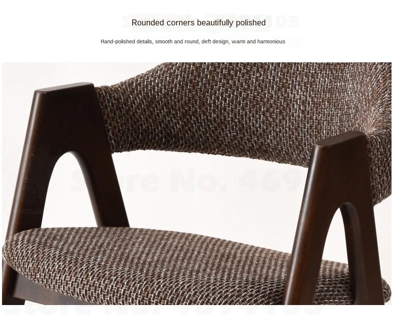 Деревянный Европейский обеденный стул спинка компьютерный Рабочий стол для