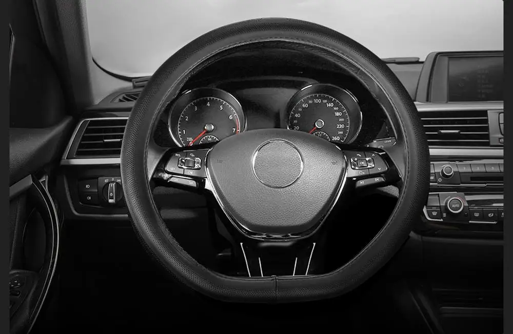 Black D Type Xiaomi Mijia Maiwei автомобильный чехол на руль из искусственной кожи чехлы на руль автомобильные аксессуары автомобильный чехол стильный для 37,5 см - Цвет: Black D Type