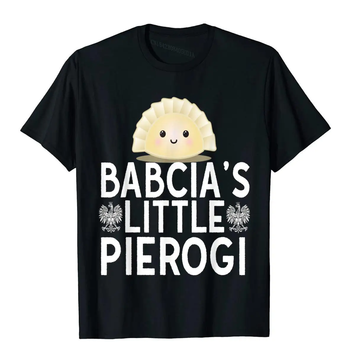 Babcia Little Pierogi Shirt Kids Polish Pride Poland Dyngus T-Shirt__B12518black