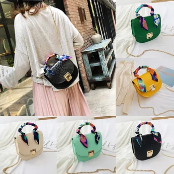 

Fashion Women Leather Crossbody Bags For Girls Unqiue Lock Women Handbags Ladies Shoulder Messenger Bags 2020 Green