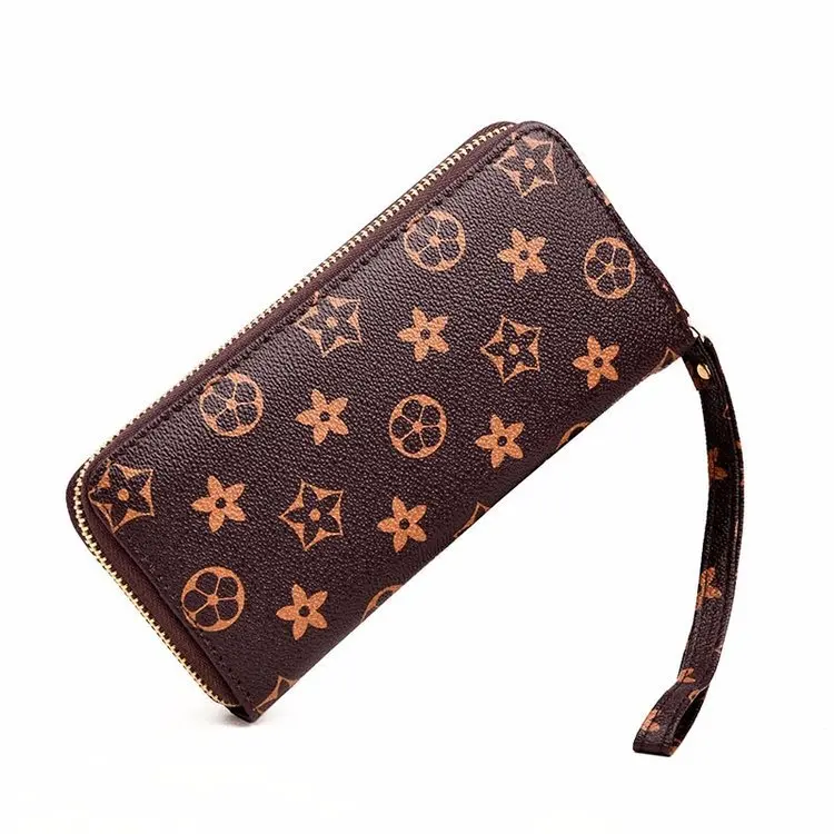 

Wholesale 2019 Fashion New Style Women's Zipper Wallet Printed Long Carrying Wallet Card Bit More Purse