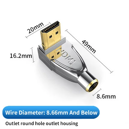 HDMI 2,0 паяльная головка мужской DIY HD Кабельный разъем 4K* 2K компьютерный ТВ разъем - Цвет: F