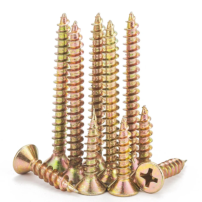 Details about / Head Countersunk Fully Threaded Chipboard Wood Screws For 4g 6g 8g M3 M4 M6 M8