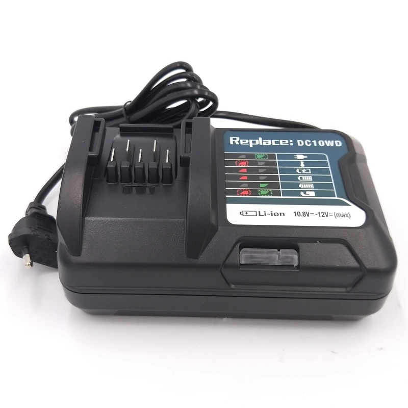 AC100-260V Зарядное устройство для Makita 10,8 V 12V DC10WD BL1015 BL1016 BL1021B BL1041B FD05 DT03 RJ03Z SH02Z PH04Z DC10SB Зарядное устройство