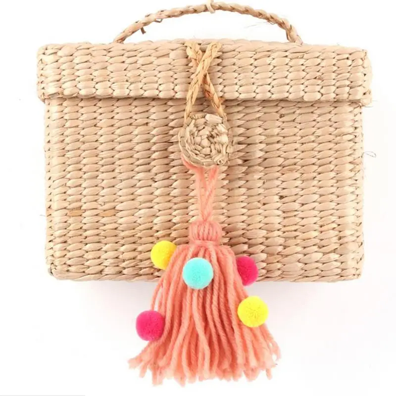 

1pc Bag Accessories For Handbags Tassel Charm Bohemian Style Pompom Ball Tassel Bag Charm Purse Charm Key Chain