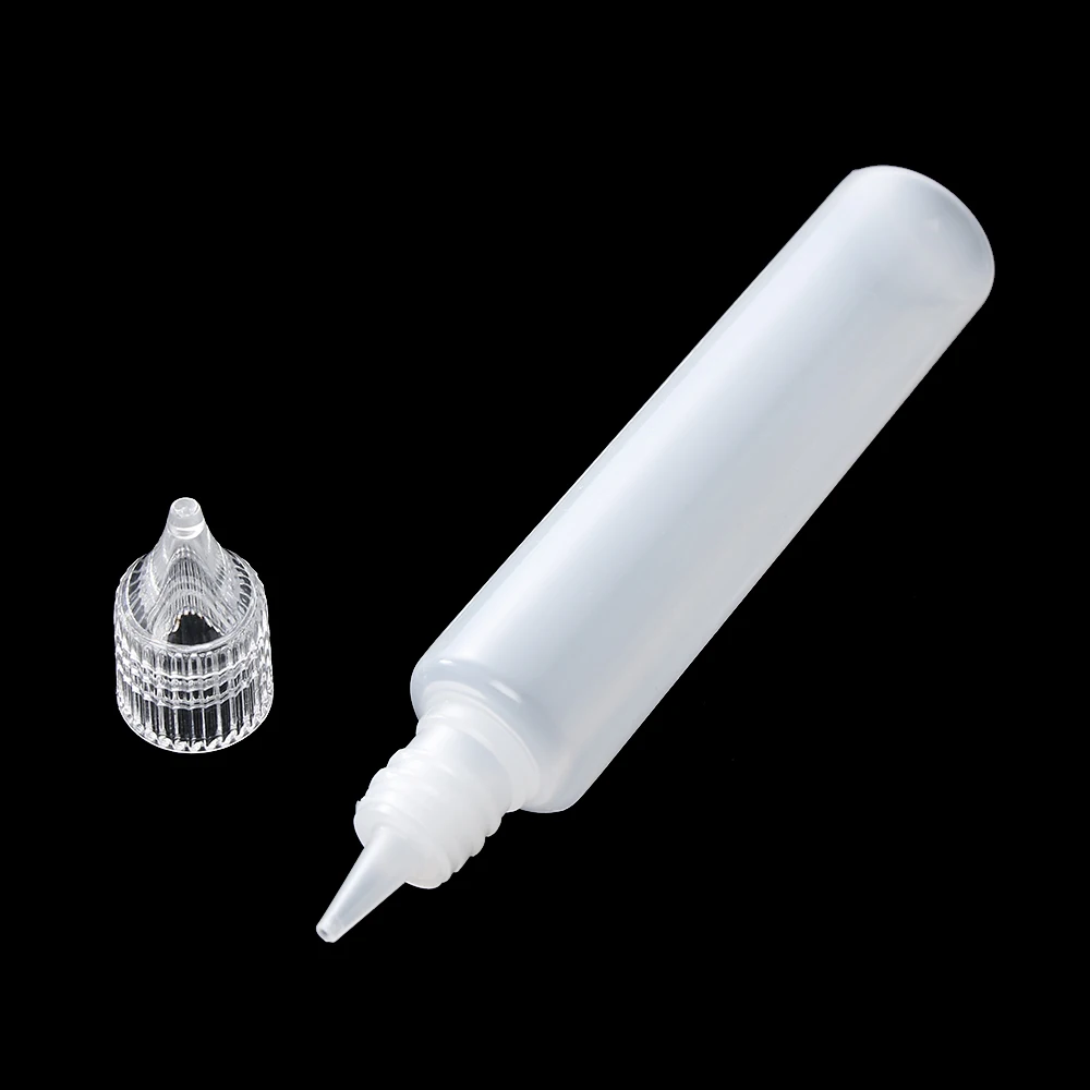 1/5Pc reuse plastic craft tool diy glue applicator needle squeeze bottle UWUK 