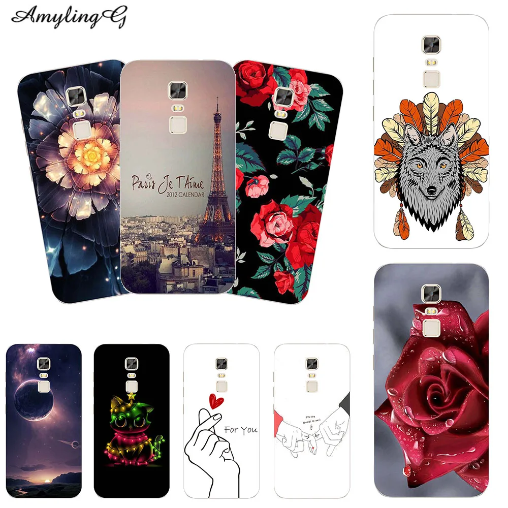 Soft Phone Cases For Infinix Note 3 Note3 Pro X601 6.0" Case Print Cover Cartoon Rose Patterned Shell Fundas Para | Мобильные