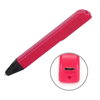 

SL-600 3D Pen Low Temperature Scribble Printing Pen Red sl 600 1.75mm PCL Filament Creative Art Education Toy Gift for Children