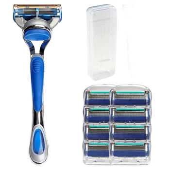 

1 set Replaceable blades Fit 5 Proglide Proshield Safety razor blade Shaving cassettes 5 layers stainless steel