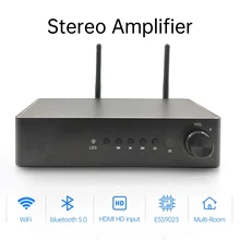 

Ghtech WA60 Bluetooth 5.0 Steroe Amplificador Power Amplifier 60W*2 ST350BW 2.1 Channel Subwoofer Audio Amp For Home Theater