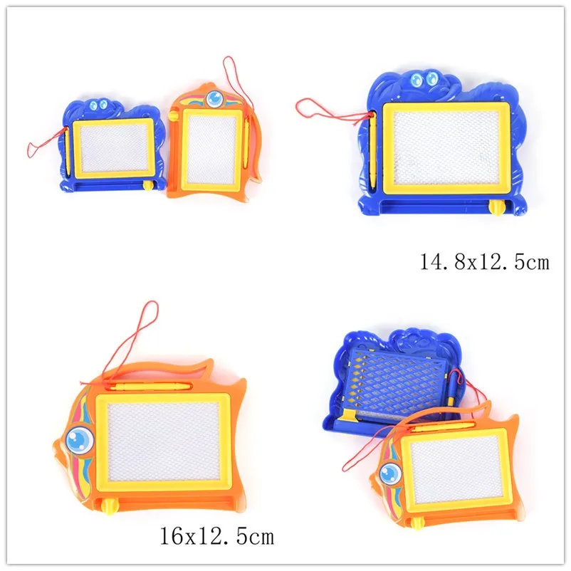 Children Doodle Stencil Writing Painting Magnetic Drawing Board Set for Kids Learning & Education Toys Hobbies 1PCS