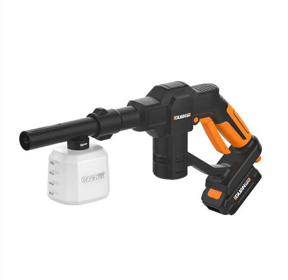 

Wireless Portable Car Washer Household Cleaning Machine High Pressure Charging Lithium Battery Water Pump High Capacity