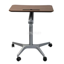 44,5x71 см настольный стол с пневматическим подъемом, 77,5 мм-107 см, стол для ноутбука, поднос для ноутбука с подвижным колесом