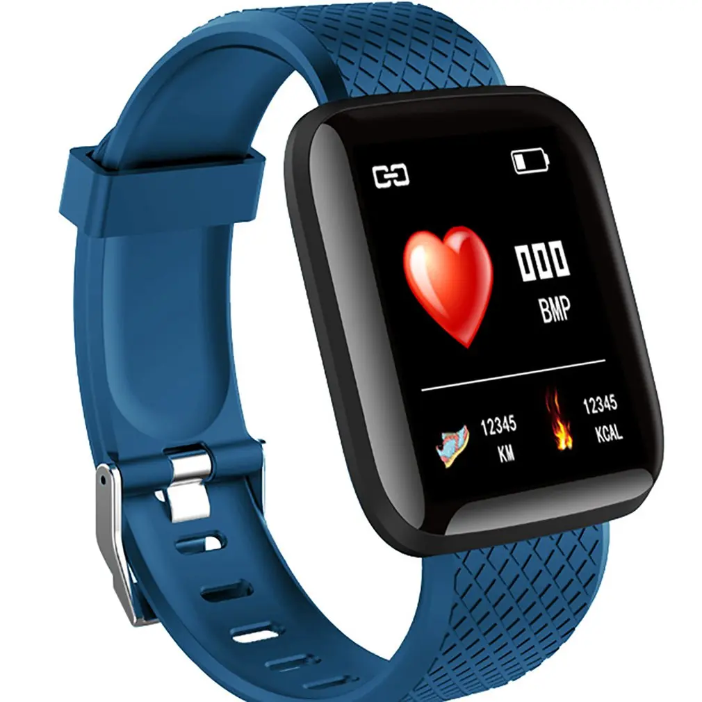  116Plus Color Screen Smart Bracelet D13 Real-Time Heart Rate 1.3 Inch Sleep Ip67 Waterproof Gift Br