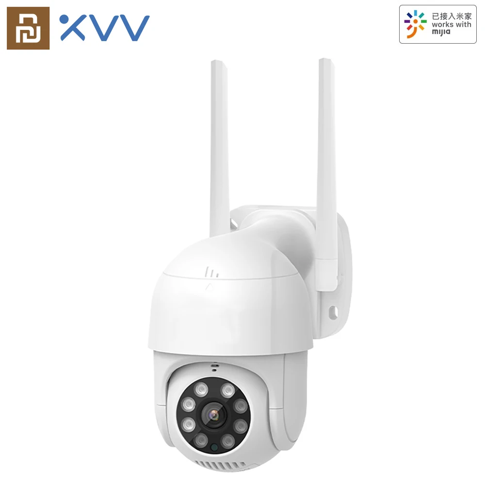 Xiaovv P1 IP-камера 270 ° PTZ 1080P MiHome APP Купольная веб-камера 2MP WiFi Безопасность Наружная