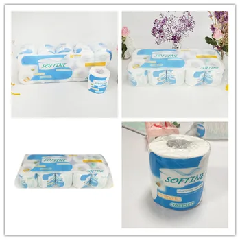 

10 Rolls/Lot 3-ply Skin-friendly Toilet Roll Paper Soft Toilet Paper Skin-friendly Paper Towels Household Toilet paper Fast Ship