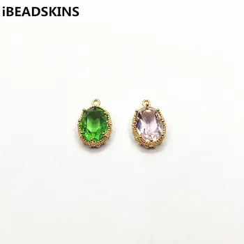 

New arrival! 20x12mm 50pcs/lot crystal Rhinestone Oval shape charm/Connectors for Necklace,Earrings parts,hand Made Jewelry DIY