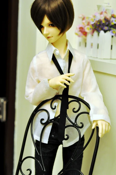 1/4 1/3 масштаб BJD кукольная одежда белая рубашка для BJD/SD аксессуары SSDF ID72 uncle. В комплект не входят кукла, обувь, парик и другие A0997