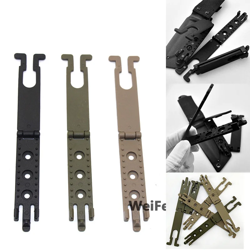 

1Piece MOLLE-LOK Kydex Scabbard Knife K Sheath Waist Clip Molle System Buckle Scabbard Carrying Magazine Bag Clip for Hunting