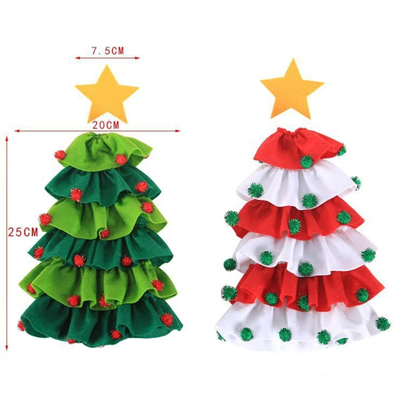 

Christmas Tree Design Wine Bottle Cap Holiday Cover Set Christmas Party Holiday Table Decoration