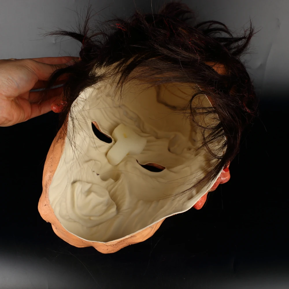 Rotten Face Mask Halloween Cosplay Scary Old Woman Witch Halloween Party Funny Masquerade Mask Props (1)