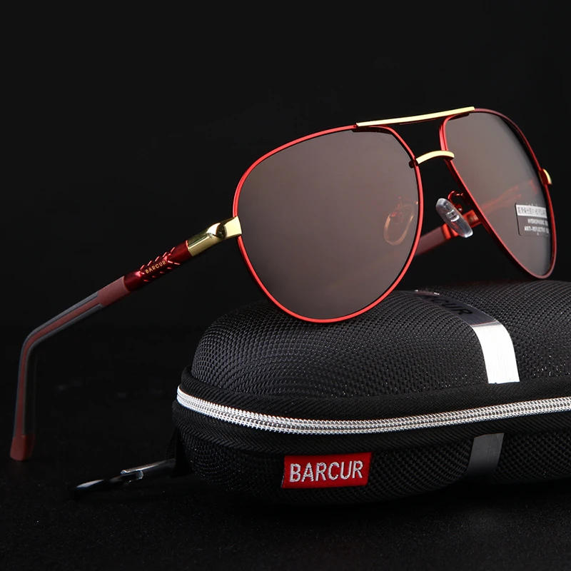 BARCUR Men's Polarized Sunglasses Protection Driving Glasses BC8725