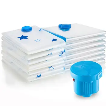 

Duvet Pillow Clothes Vacuum Storage Bag Packing Travel Luggage Organizer Pouch