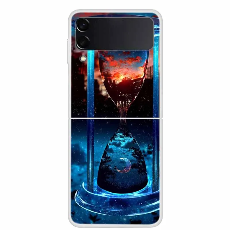 For Samsung Galaxy Z Flip 3 Case Shockproof Hard Plastic PC Back Cover For Samsung Galaxy Z Flip3 5G ZFlip 3 Phone Cases Cute kawaii samsung cases