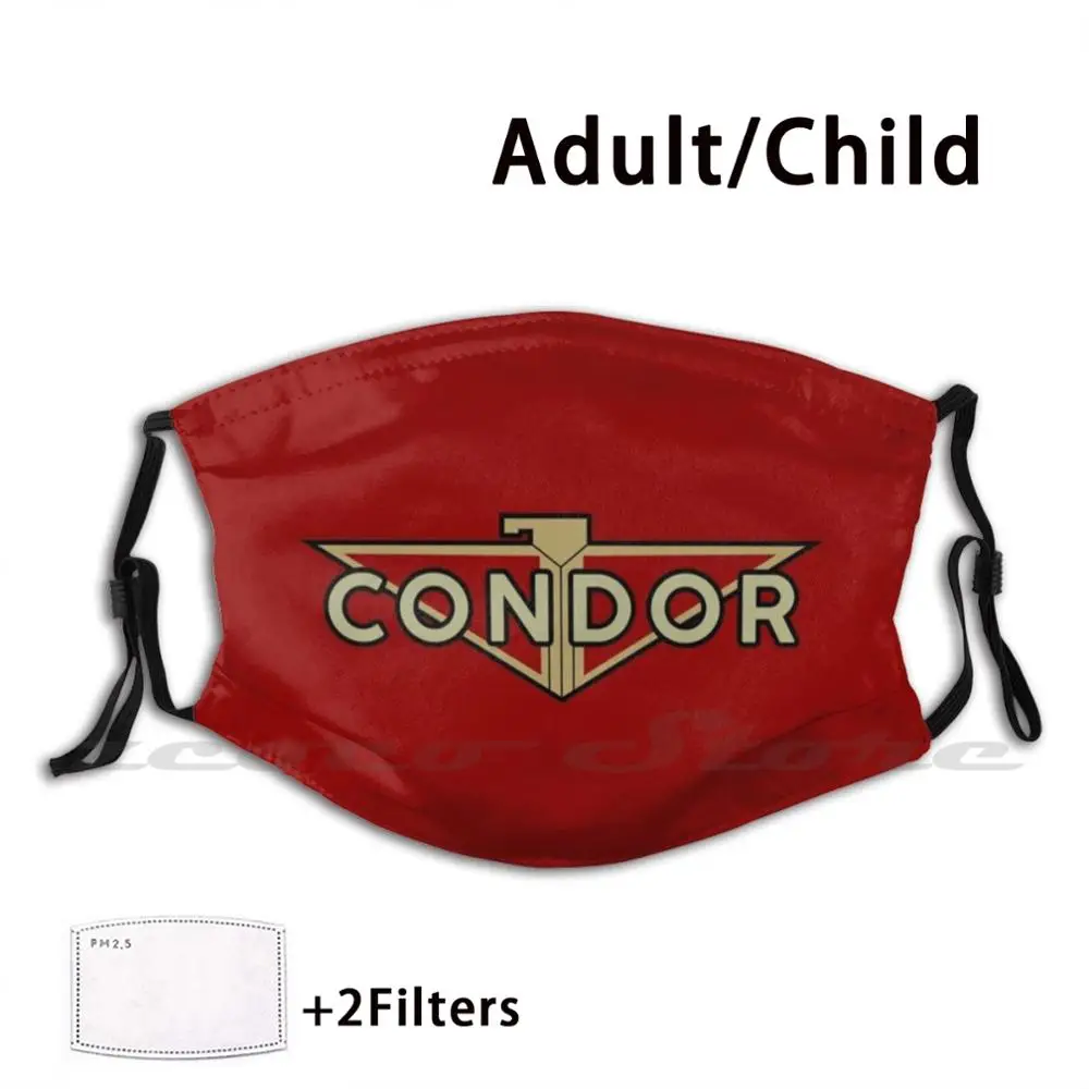 

Маска Condor-Werk Ag (красная), моющийся фильтр Pm2.5 для самостоятельной сборки, тренд рта, Ариэль, мотоцикл, винтажная ностальгия, мотоцикл
