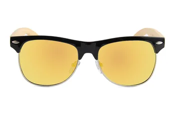 

UV Protection Cycling Sports Mens Women Cheap Polarize Antirflection Sunglasses For Mens UV380 PC Wooden bamboo Glass