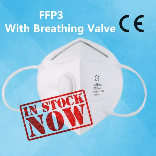 

Ffp3 Mask With Breathing Valve N95 Four-Layer Filter Breathable Adjustable 3D Fitting Design