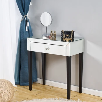 

Panana Bedroom Furniture Beautify Mirrored Dressing Table Console table Corner table Dresser good for Small Room Ship to Europe